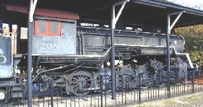 Locomotora de vapor Gainesville Midland 2-10-0 #208